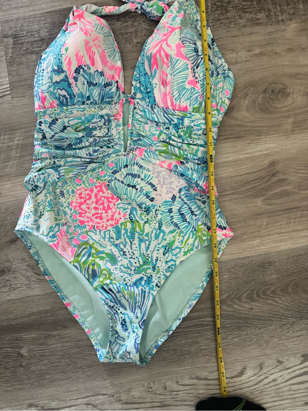 Lilly Pulitzer Halter One-Piece Swimsuit